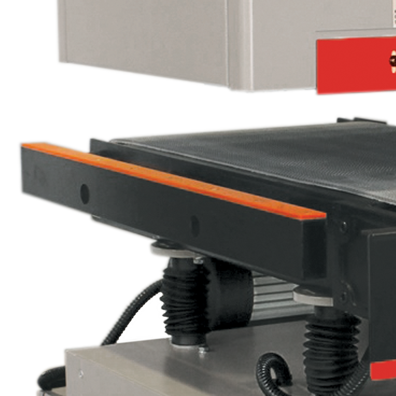 Open end deals wide belt sander