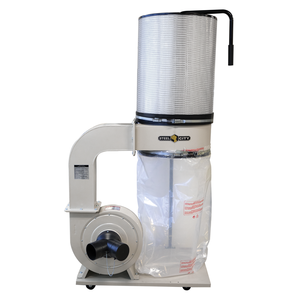 Dust Block Machine 2 HP Portable Dust Collector 80-210S3 – Steel City Machines